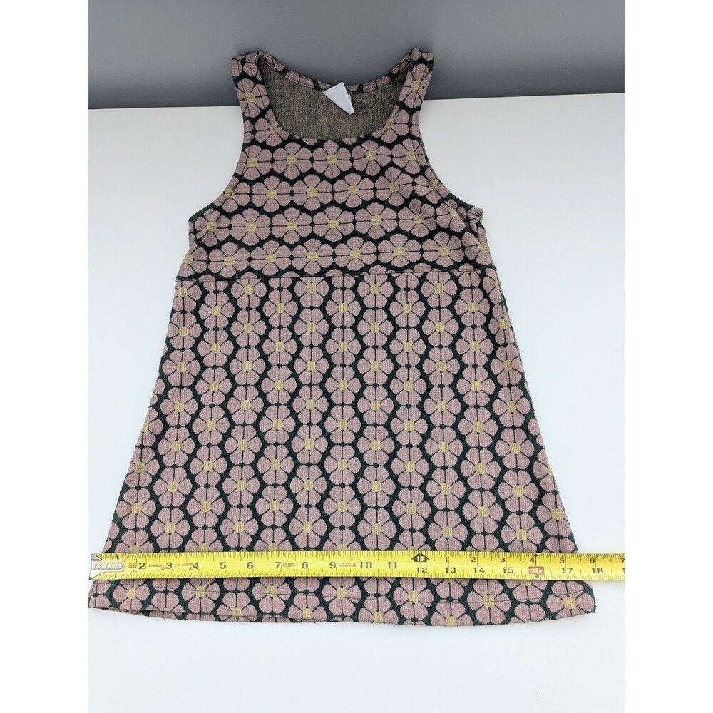 Zara Girls' (Size 7) Jumper/Pinafore Dress w/All-Around  Floral Pattern - Picture 9 of 10